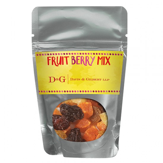 Custom Logo Healthy Resealable Window Pouches - Fruit Berry Mix