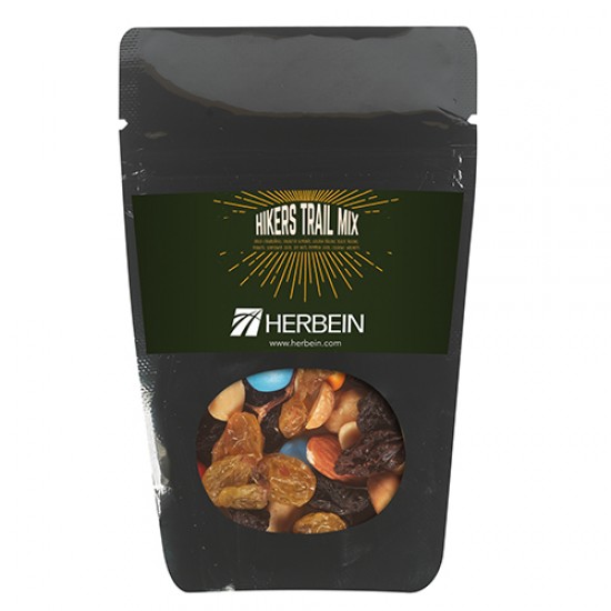 Custom Logo ealthy Resealable Window Pouches Hiker's Trail Mix