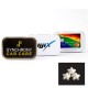 Custom Logo Rectangular Tin With Star Shaped Mints