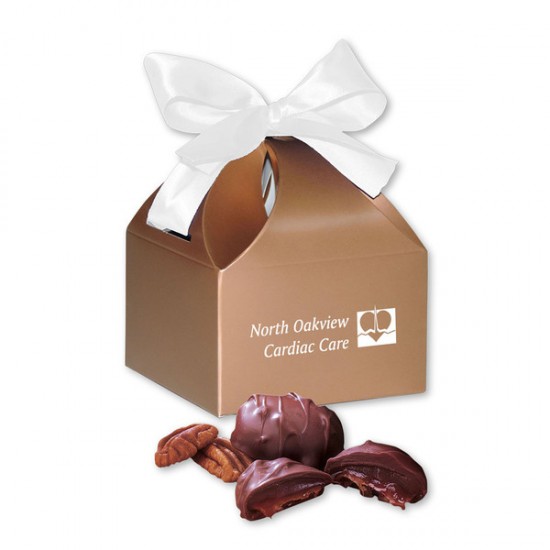Customize Pecan Turtles with your logo