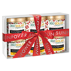Full Color 6 Piece Popcorn Gift Set with your logo Full Color 6 Piece Popcorn Gift Set with your logo