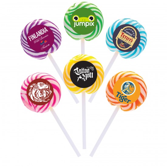 Full Color Flavored Lollipop with your logo