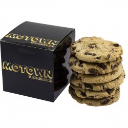 Full Color Cube Box with Gourmet Bakery Items Full Color Cube Box with Gourmet Bakery Items