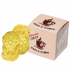 Full Color Cube Box with Gourmet Bakery Items Full Color Cube Box with Gourmet Bakery Items