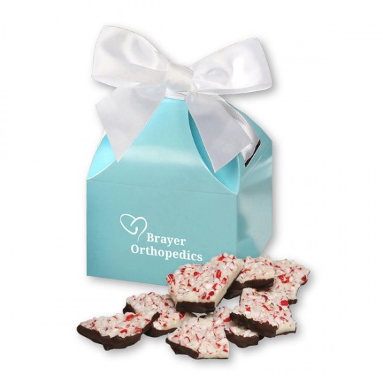 Customize Peppermint Bark with your logo