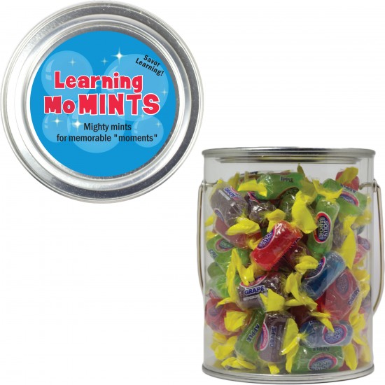 Full Color Clear Plastic Paint Can Pail with your logo