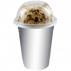Full Color Clear Plastic Cup with Cookies Full Color Clear Plastic Cup with Cookies