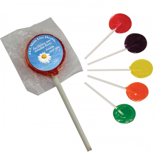 Full Color Lollipop with your logo