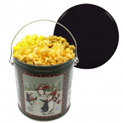 Customize One Gallon Popcorn Tin with your logo Customize One Gallon Popcorn Tin with your logo