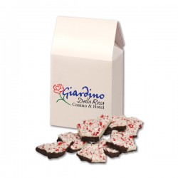 Full Color Peppermint Bark White with your logo Full Color Peppermint Bark White with your logo