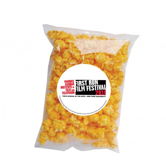 Full Color Single Gourmet Popcorn Bag with your logo