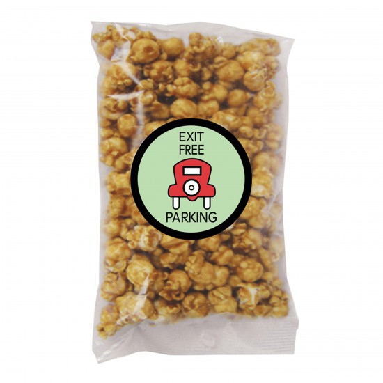 Full Color Single Gourmet Popcorn Bag with your logo