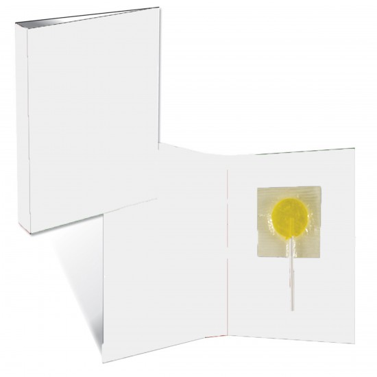Full Color Zaga Book Card with Lollipop