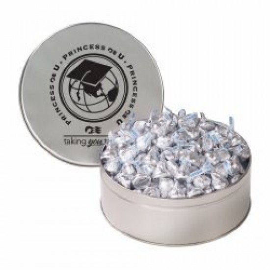 Custom Logo Medium Assorted Snack Tins - Hershey's Kisses