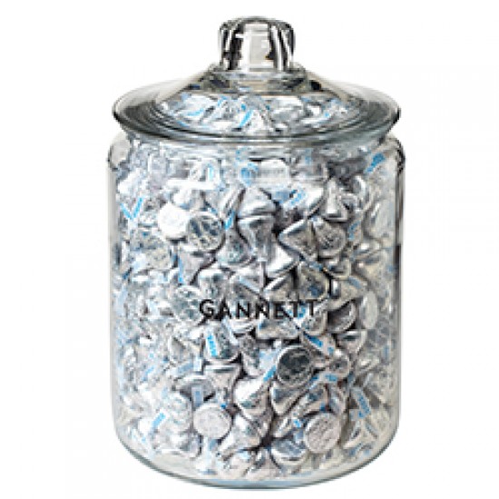 Custom Logo Gallon Glass Jar - Hershey's Kisses