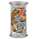 Custom Logo Status Glass Jar - Hershey's Everyday Mix (20.5 Oz.)