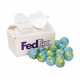 Custom Logo Large Bow Gift Boxes - Chocolate Earth Balls (14 pieces) Custom Logo Large Bow Gift Boxes - Chocolate Earth Balls (14 pieces)
