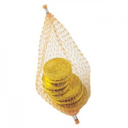 Custom Logo Four Leaf Clover Cube w/ Gold Coins