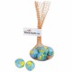 Custom Logo Chocolate Earth Balls in Mesh Bag (5 pcs.) Custom Logo Chocolate Earth Balls in Mesh Bag (5 pcs.)