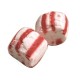 Custom Logo IIndividually Wrapped Red Striped Buttermints