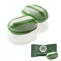 Custom Logo IIndividually Wrapped Green Striped Spearmint MegaMints Custom Logo IIndividually Wrapped Green Striped Spearmint MegaMints