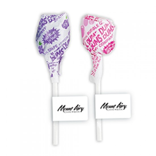 Customize Assorted Dum Dum Lollipops with your full color logo