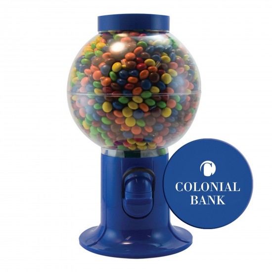 Custom Logo Gumball Machine Filled with Candies