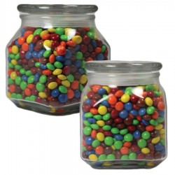 Custom Logo Medium Apothecary Jar with Chocolate Littles