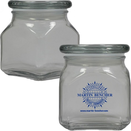 Custom Logo Small Apothecary Jar with Mixed Treats